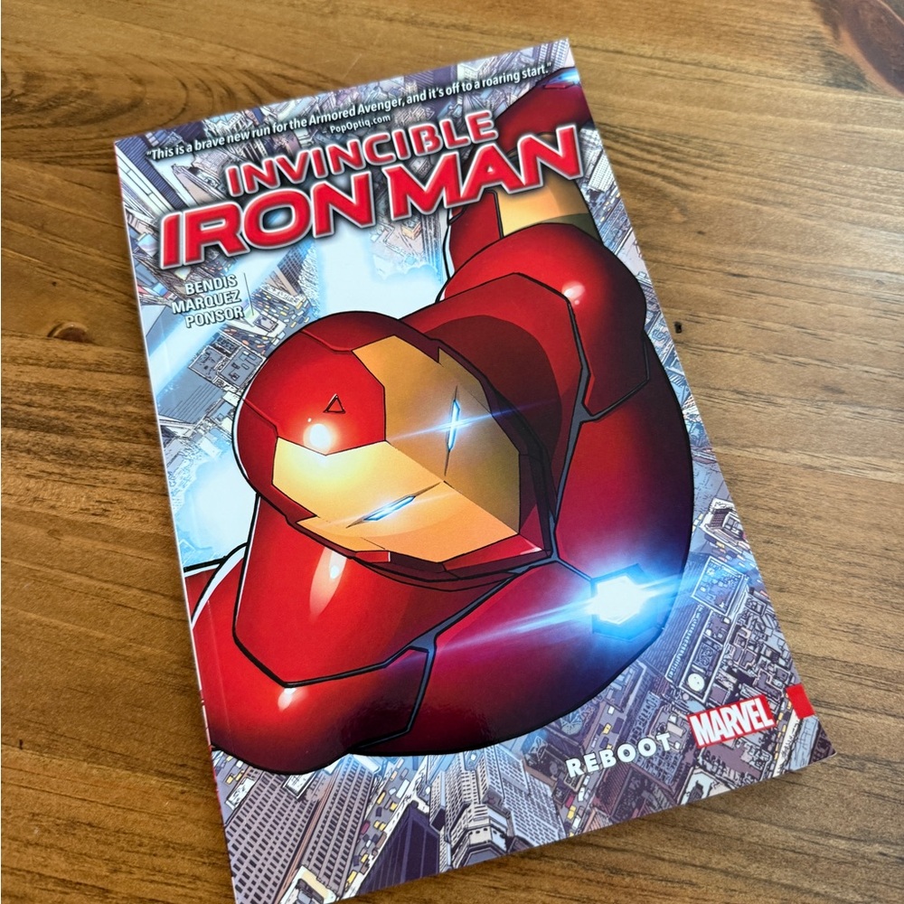 Marvel Iron Man Graphic Novel - Red, Gold, Blue